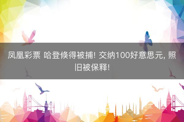 凤凰彩票 哈登倏得被捕! 交纳100好意思元， 照旧被保释!